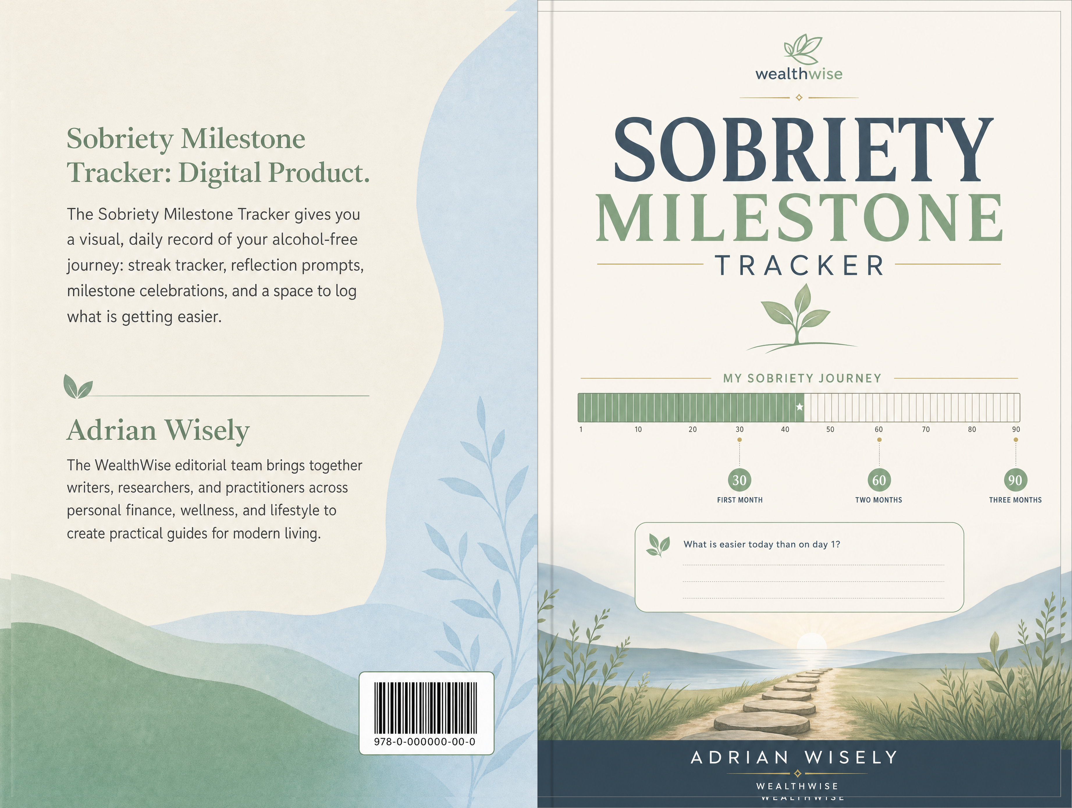 Sobriety Milestone Tracker Full Wrap
