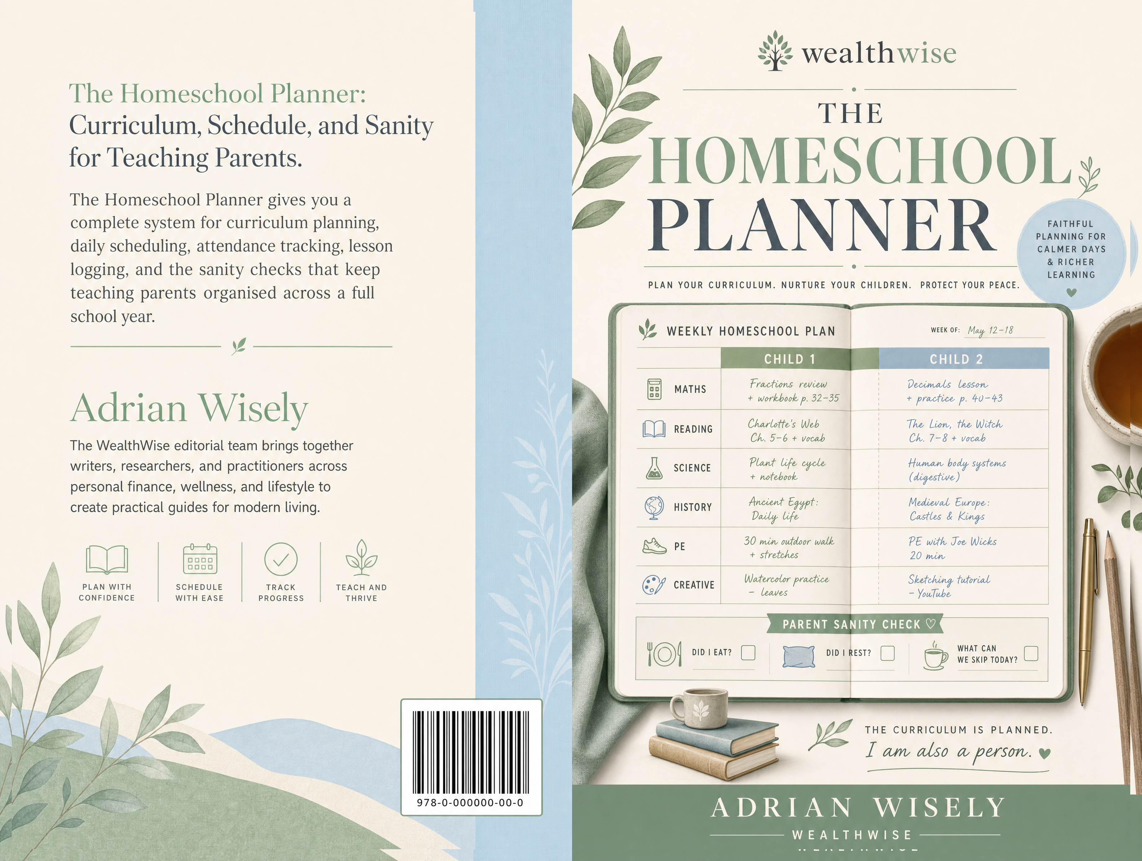 The Homeschool Planner Full Wrap